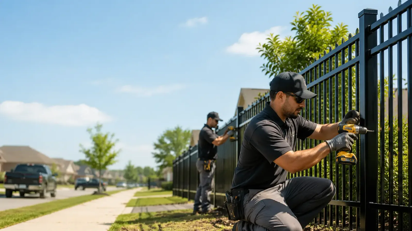 Metal Fence Installation in Manvel, TX